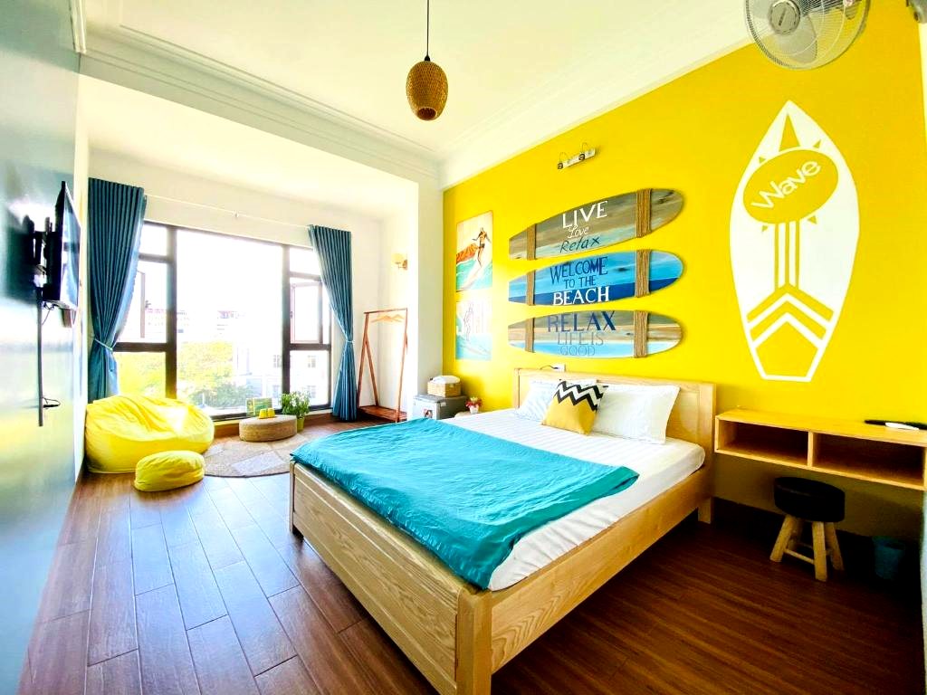 Phòng giường King tại Blossom Sea Homestay